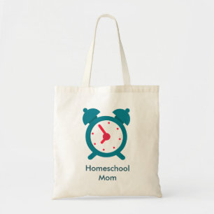 Alarm Clock Home School Mom Tote Bag