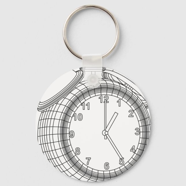 alarm clock key ring (Front)