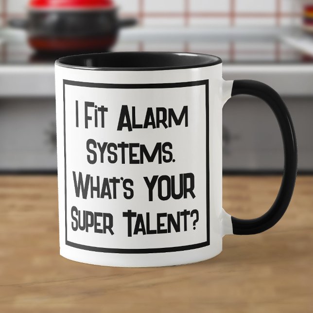 Alarm Fitter Super Talent. Two Tone Coffee Mug (Creator Uploaded)