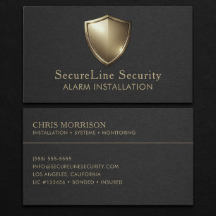 Alarm Installation Business Card