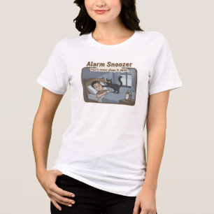 Alarm Snoozer T-Shirt Tri-Blend Shirt