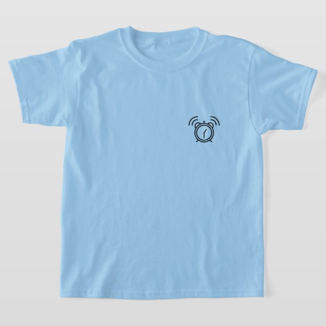 Alarm style  T-Shirt (Laydown)