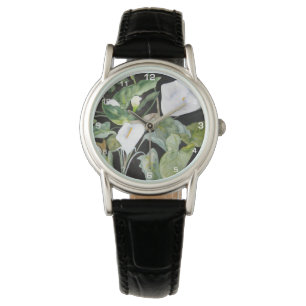 Alarm-watercolor clock watch