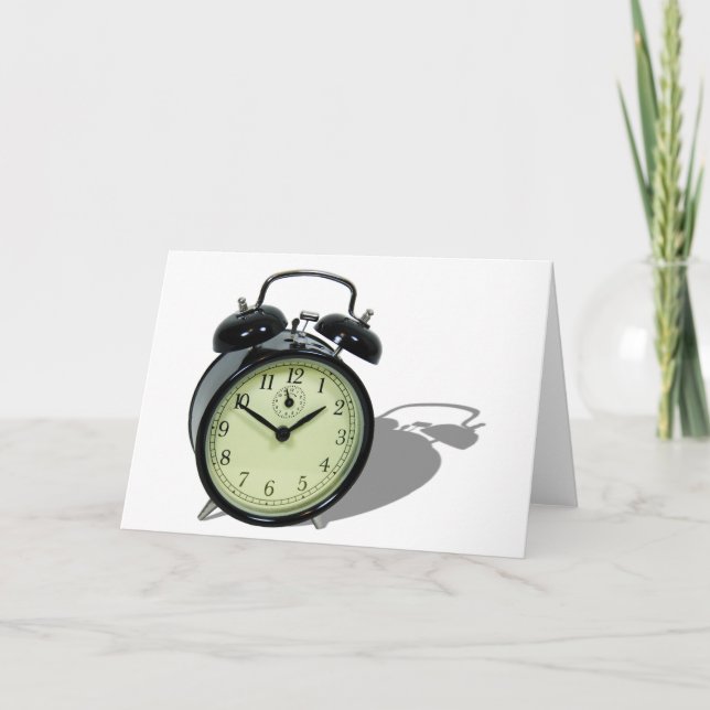 AlarmClock041109shadows Card (Front)