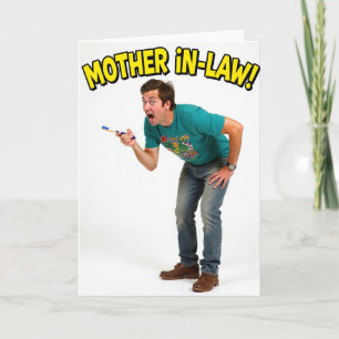 Alarmed Mother In Laws Day Card