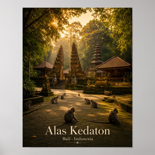 Alas Kedaton Bali Poster (Front)