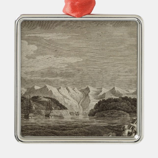 Alaska 5 metal tree decoration (Front)