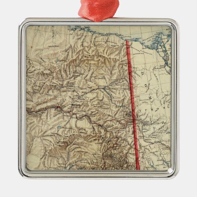 Alaska 5 metal tree decoration (Front)