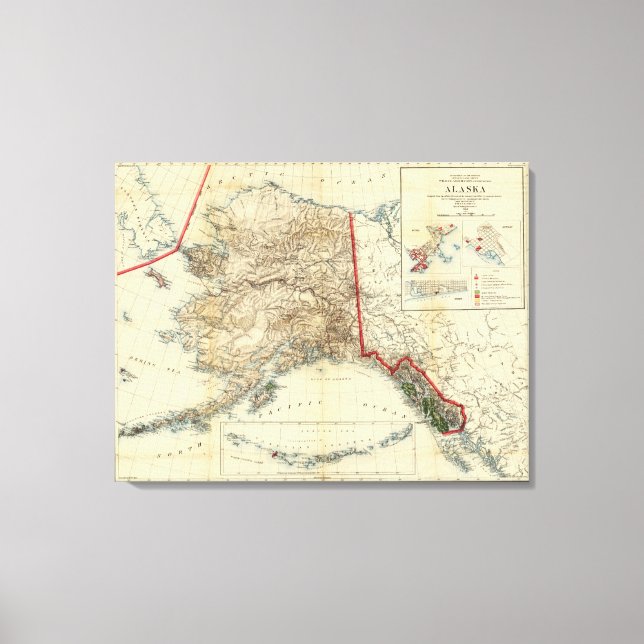 Alaska 7 canvas print (Front)