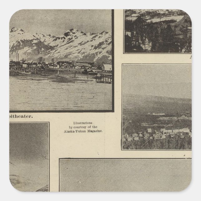 Alaska 7 square sticker (Front)