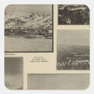 Alaska 7 square sticker