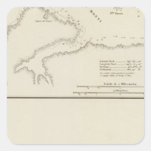 Alaska 8 square sticker