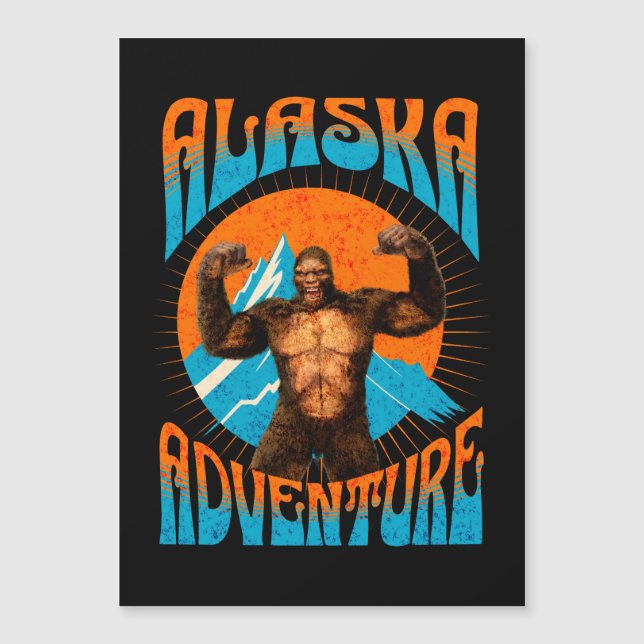 Alaska Adventure Funny Sasquatch (Front)