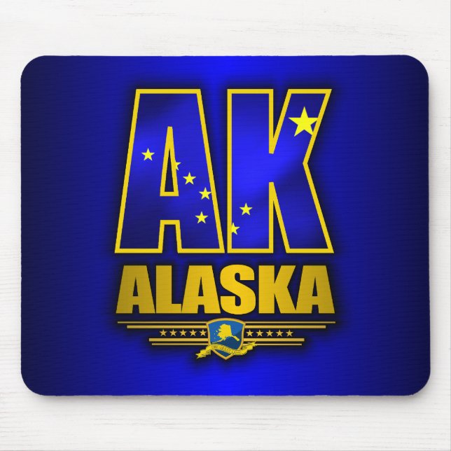 Alaska (AK) Mouse Mat (Front)