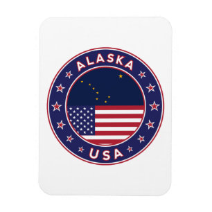 Alaska, Alaska t-shirt, Alaska sticker, Alaska bag Magnet