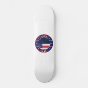Alaska, Alaska t-shirt, Alaska sticker, Alaska bag Skateboard
