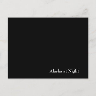 Alaska at Night Postcard