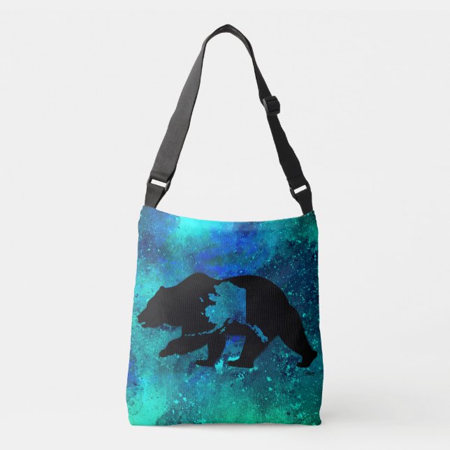 Alaska Bear - Cross Body Tote (Front)