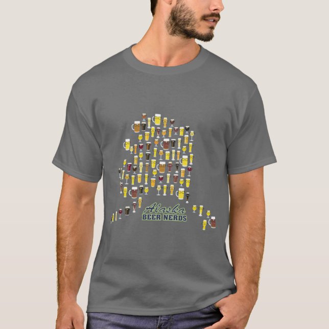 Alaska Beer Nerds Oversized T-Shirt (Front)