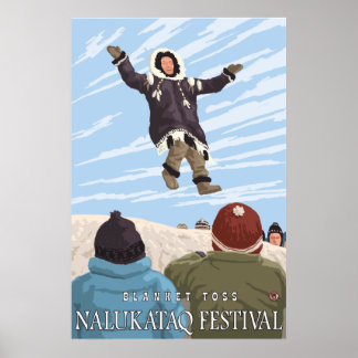 Alaska Blanket Toss - Nalukataq Festival, Alaska Poster