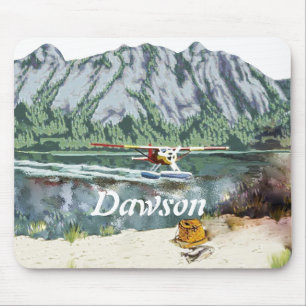 Alaska Bush Plane And Fishing Travel Mouse Mat