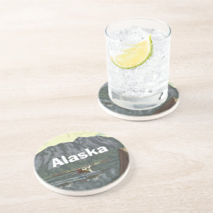 Alaska Bush Plane Souvenirs Coaster