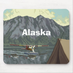 Alaska Bush Plane Souvenirs Mouse Mat