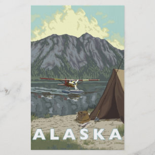 Alaska Bush Plane Souvenirs Stationery