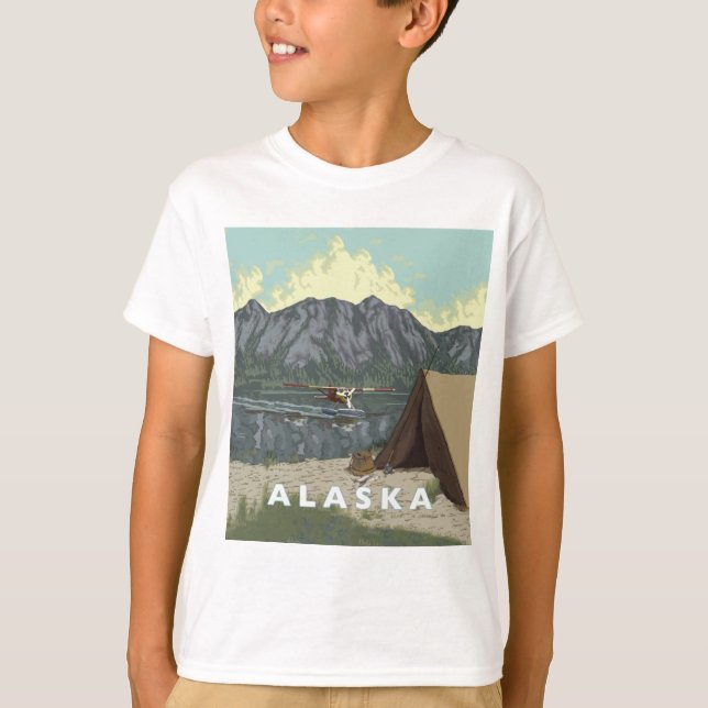 Alaska Bush Plane Souvenirs T-Shirt (Front)