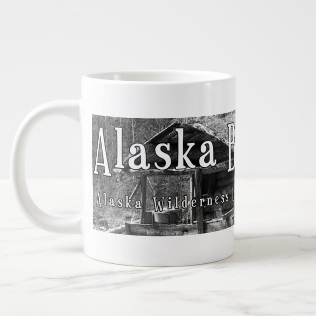 Alaska Cabin Jumbo Coffee Mug (Left)