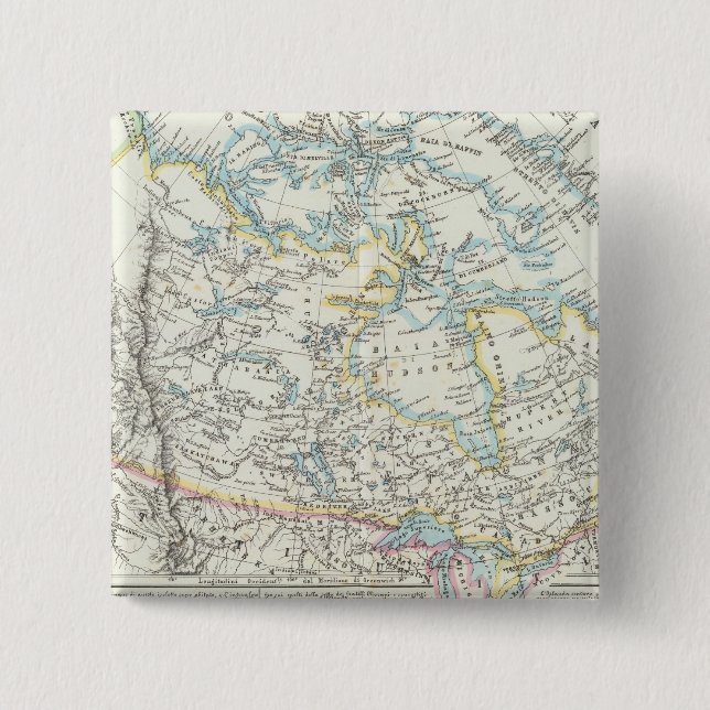 Alaska, Canada, Greenland 15 Cm Square Badge (Front)