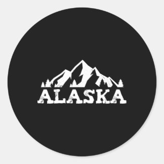 Alaska Classic Round Sticker