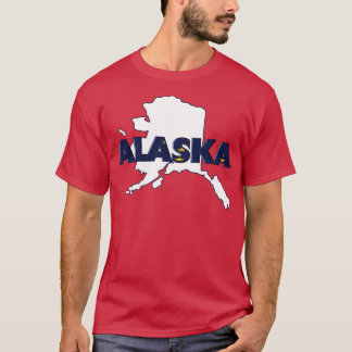 Alaska Coloured State Print TShirt