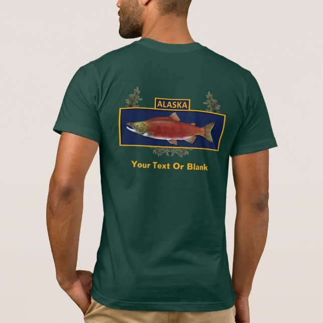 Alaska Combat Fisherman Badge T-Shirt (Back)