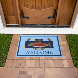 Alaska Combat Fisherman Badge - Welcome Doormat