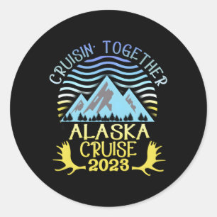 Alaska Cruise 2023 Family Or Vacation Classic Round Sticker