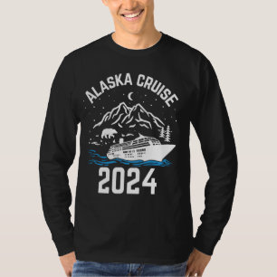 Alaska Cruise 2024 Matching Family Vacation Friend T-Shirt