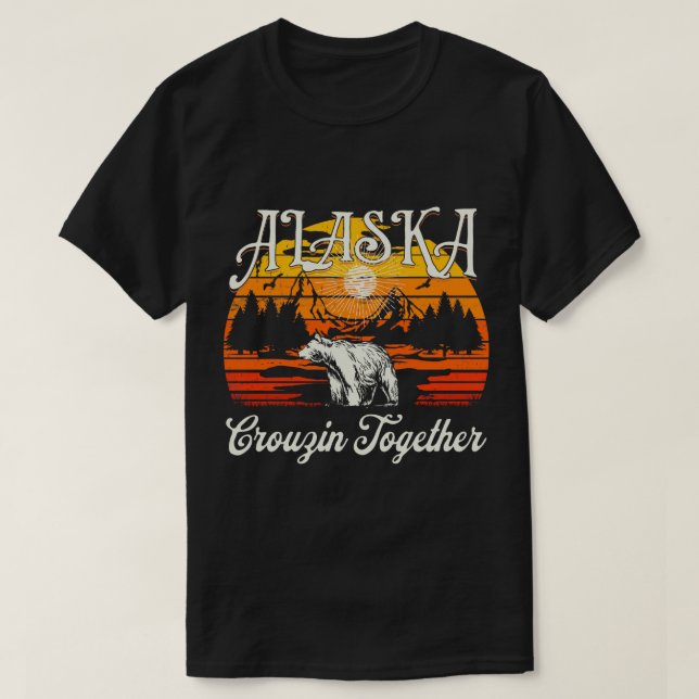 Alaska Cruise 2025 Family Friends Vacation  T-Shirt (Design Front)