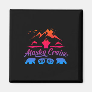 Alaska Cruise 2025 Family Summer Vacation Travel M Magnet