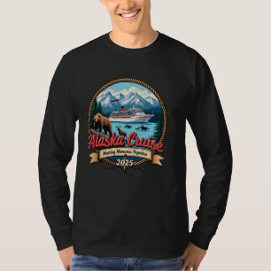 Alaska Cruise 2025 Matching Family Friends And Gro T-Shirt