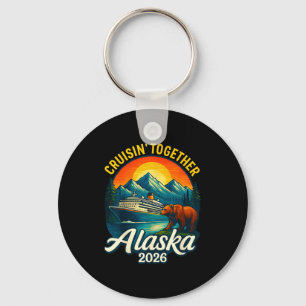 Alaska cruise 2026 cruisin together matching famil key ring