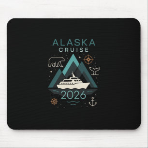 Alaska Cruise 2026 - Family Vacation Trip Mouse Mat
