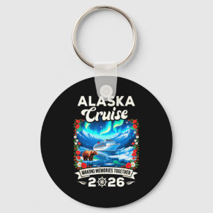 Alaska cruise 2026 matching family and friends key ring