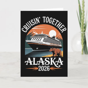Alaska Cruise 2026 Matching Family Men Women Kids  Card