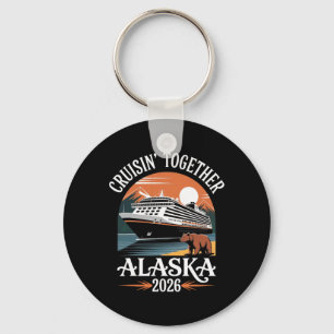 Alaska Cruise 2026 Matching Family Men Women Kids Key Ring