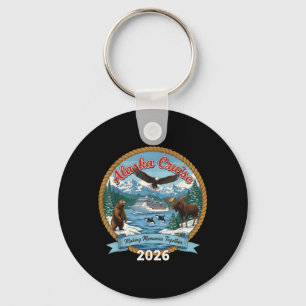 Alaska Cruise 2026 Matching Friends and Family Key Ring