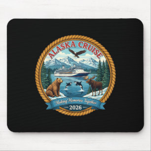 Alaska Cruise 2026 Matching Friends and Family Mouse Mat