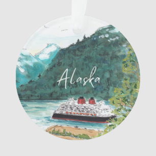 Alaska Cruise Christmas Ornament