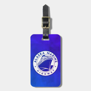 Alaska Cruise Ship Ferry Marine Highway Luggage Tag