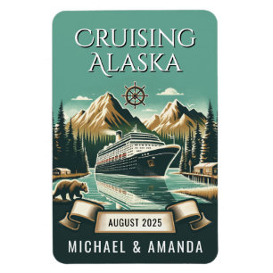 Alaska Cruise Ship Stateroom Magnet